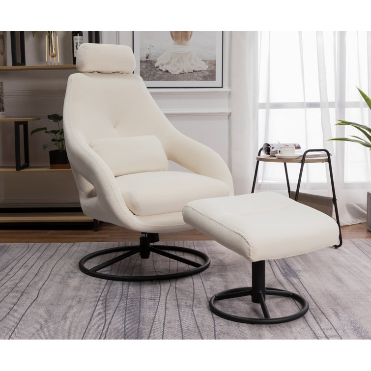 Sotelo swivel lounge chair and deals ottoman